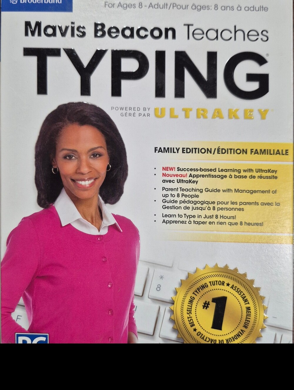 Mavis Beacon Teaches Typing UltraKey - Pink Cover